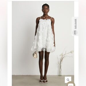 Miss rosier Suzette crystal embellished floral mini dress